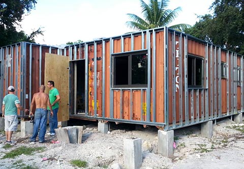 shipping container house